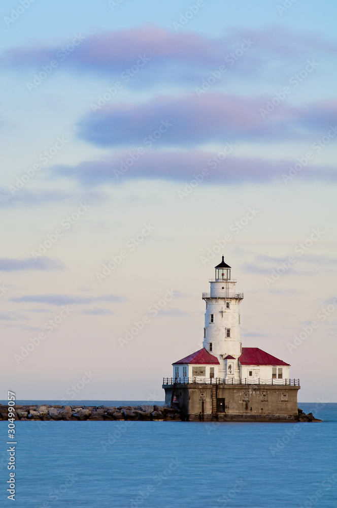 Chicago harbor lighthouse