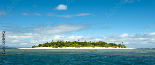 uninhabited remote island of Mala Mala part of Fiji Islands © Ann Stephenson
