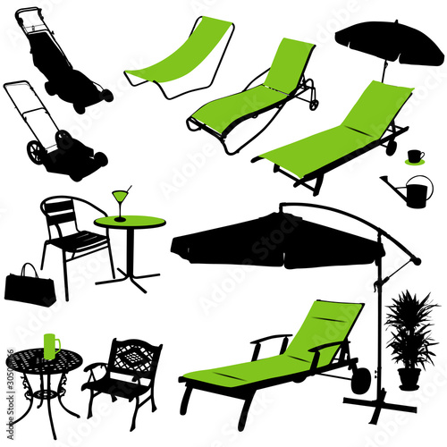 furniture vector silhouettes