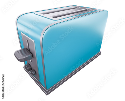 Blue toaster