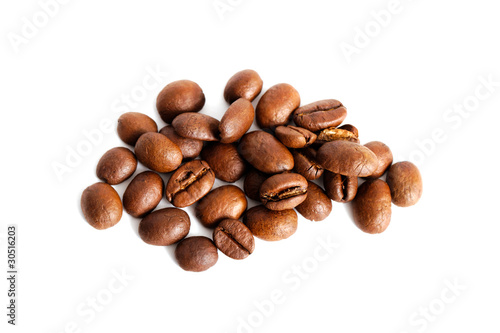 Coffee beans.