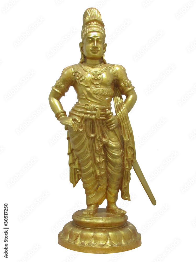 Statue of King Rajaraja Chola Stock Photo | Adobe Stock