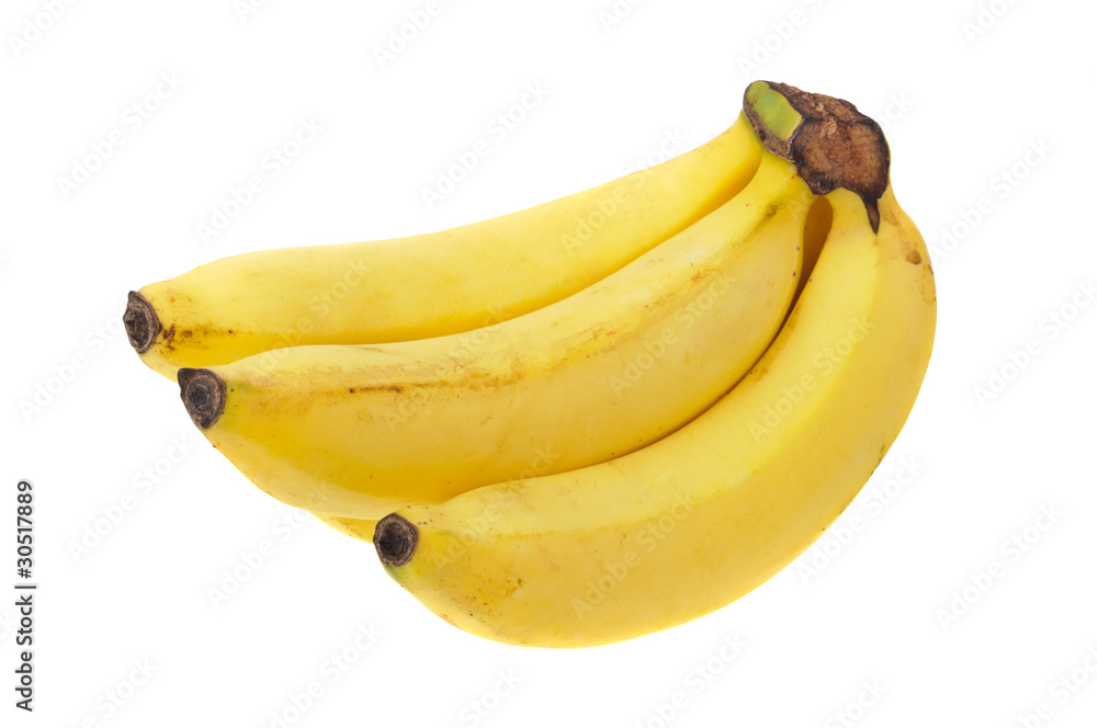 bananas isolated on white bananas isolated on white