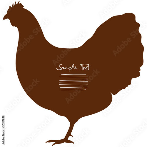 Background Standing Hen