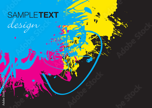 cmyk splash background