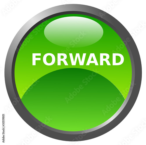Forward button glossy icon