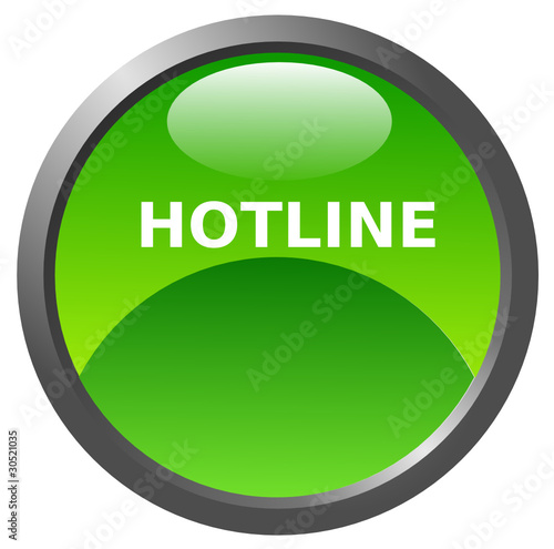 Hotline glossy icon