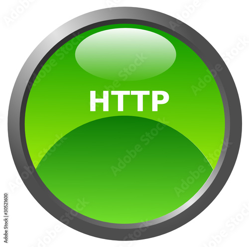 HTTP glossy icon