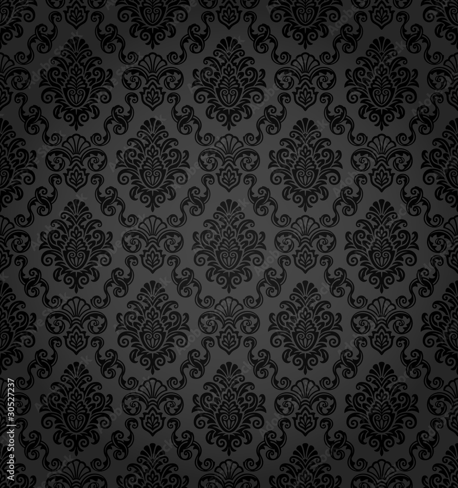 Seamless Damask Wallpaper