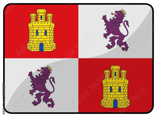 drapeau castille et leon castilla y leon flag espagne