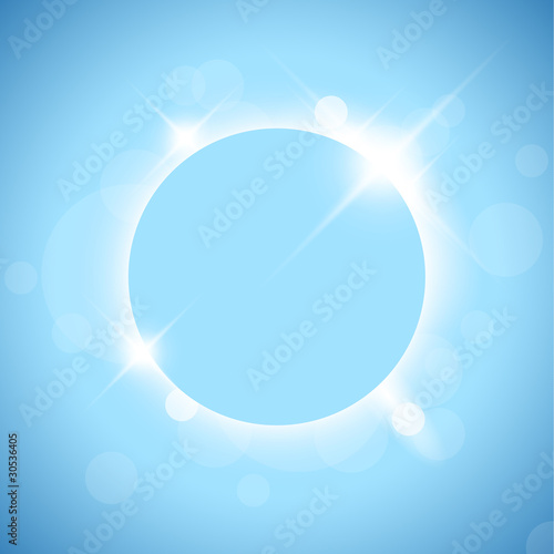 Abstract background - sun eclipse
