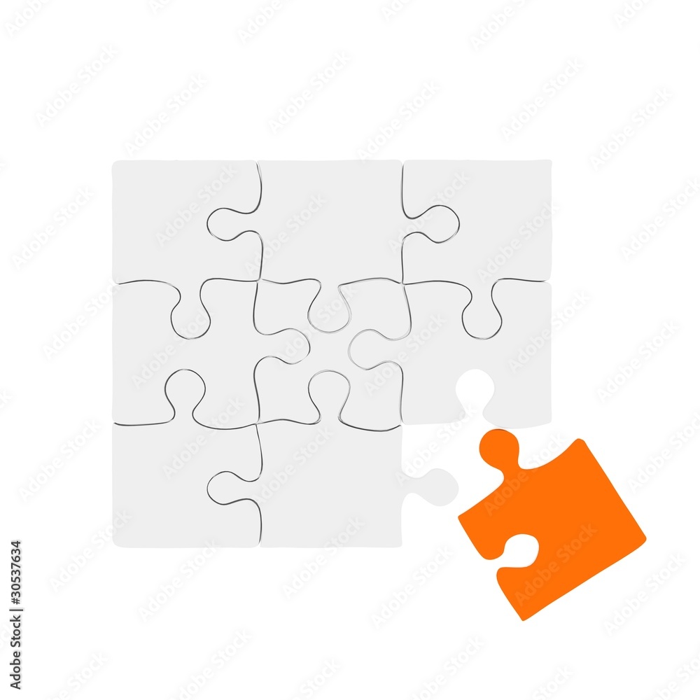 Puzzle concept Puzzle concept
