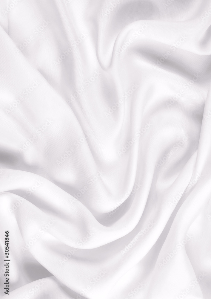 Smooth elegant white silk can use as fine background Smooth elegant white silk can use as fine background