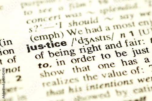 Dictionary definition of the word Justice