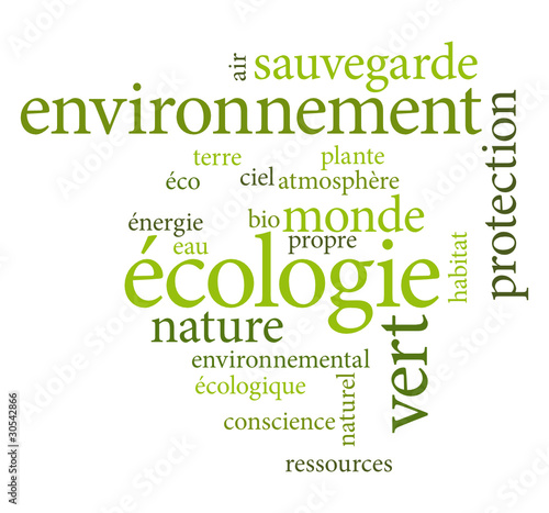 Ecologie environnement nuage de tags