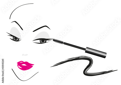 Face Sketch with Make Up