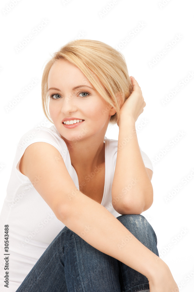 happy and carefree teenage girl happy and carefree teenage girl
