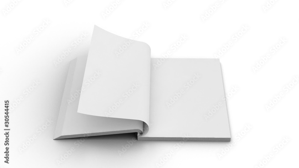 Blank pages fast flipping notepad Blank pages fast flipping notepad