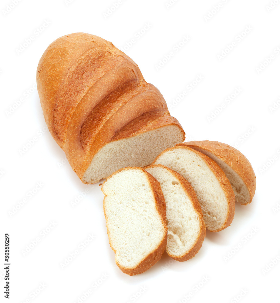 Sliced long loaf bread Sliced long loaf bread