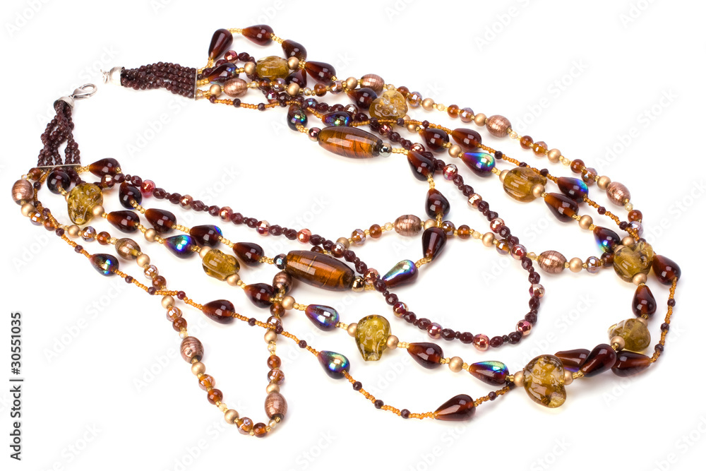colorful beads necklace colorful beads necklace