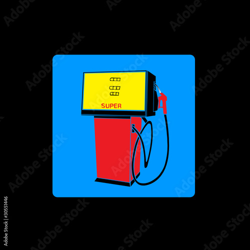 gas station sign vector