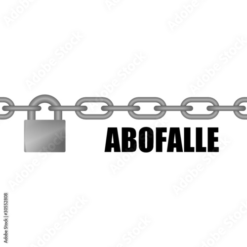 schloss kette abofalle I