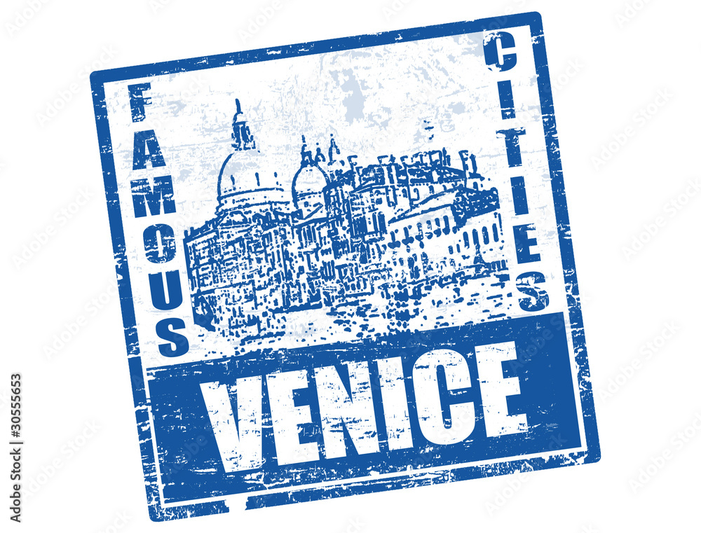Fototapeta premium Venice stamp