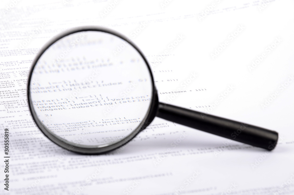 Xml code and magnifier Xml code and magnifier