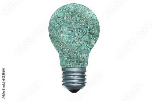 circuit board light bulb