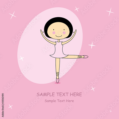 Tarjeta bailarina