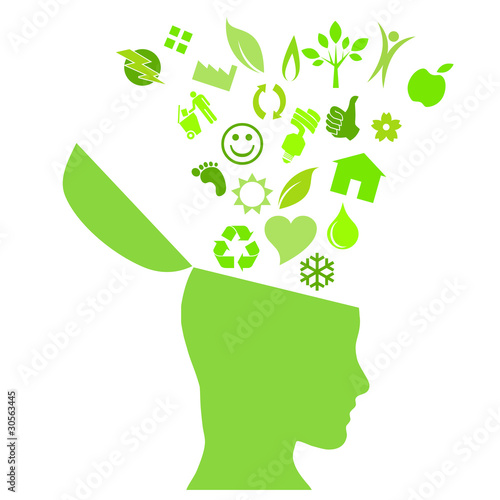 Green head