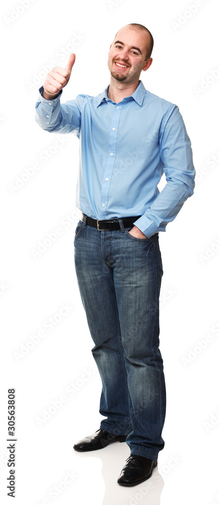 man thumb up man thumb up