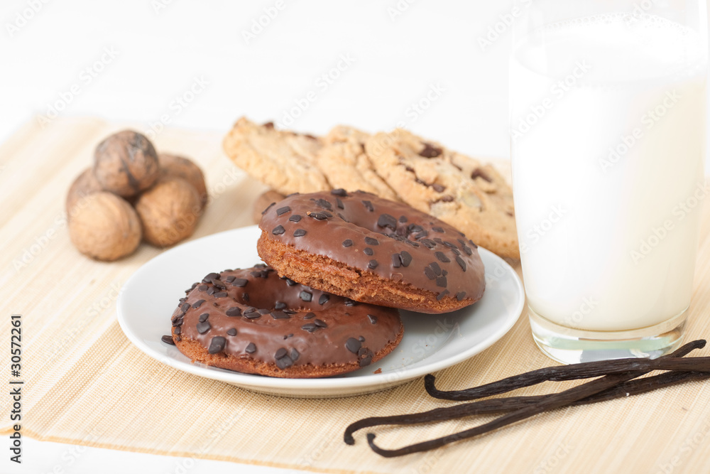 Schokoladen Donuts Schokoladen Donuts