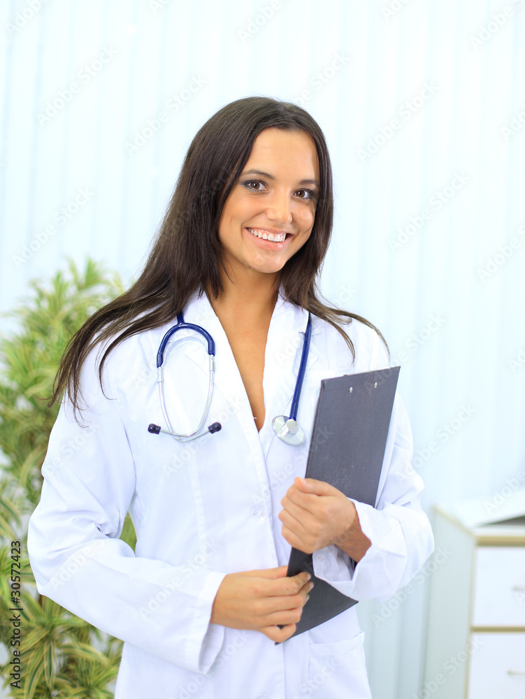 Medical doctor woman in the office Medical doctor woman in the office