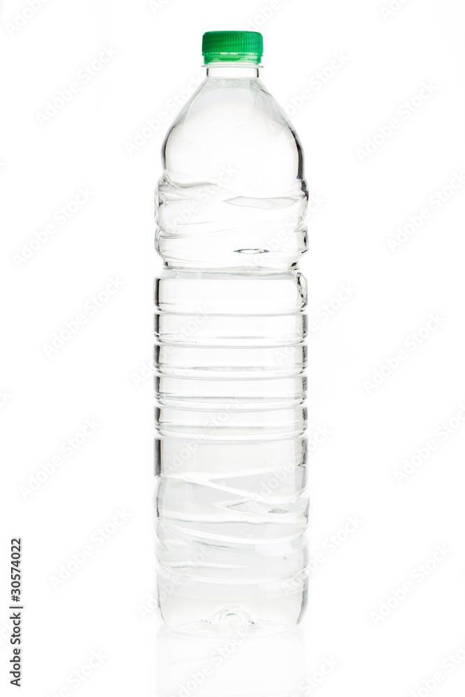 Fototapeta premium Water bottle against white background