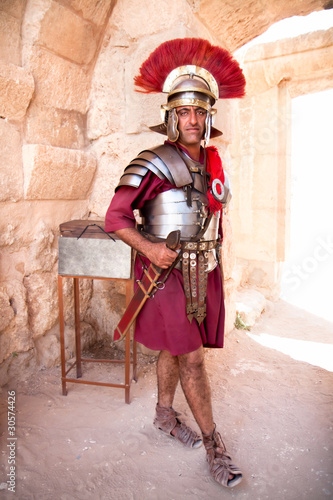 Portrait of a legionary soldier