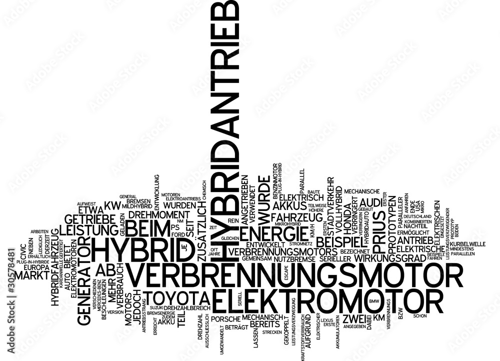 Hybridantrieb StockIllustration Adobe Stock