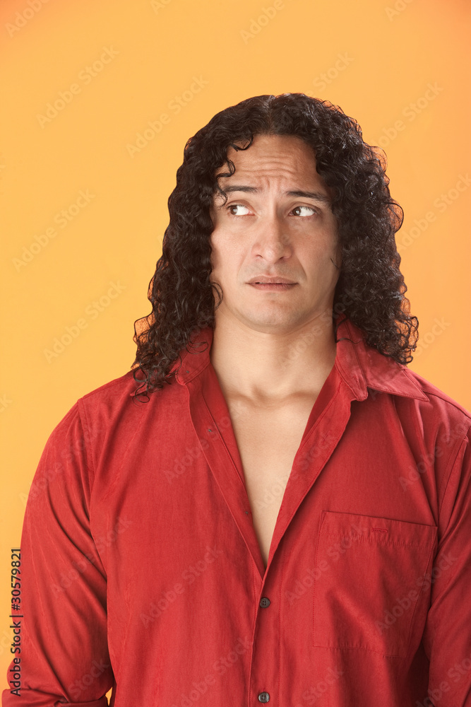 Scared Muscular Man Scared Muscular Man