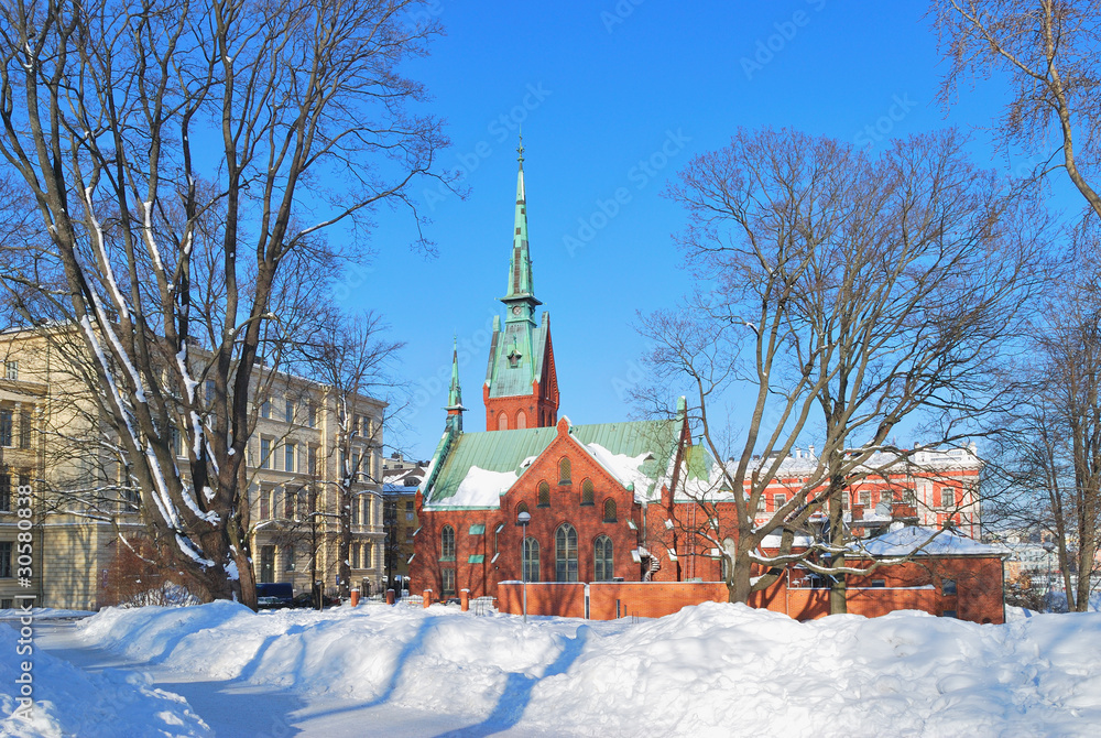 Obraz premium Helsinki. German church