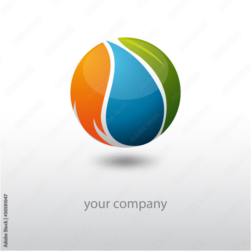 logo entreprise, énergie habitat