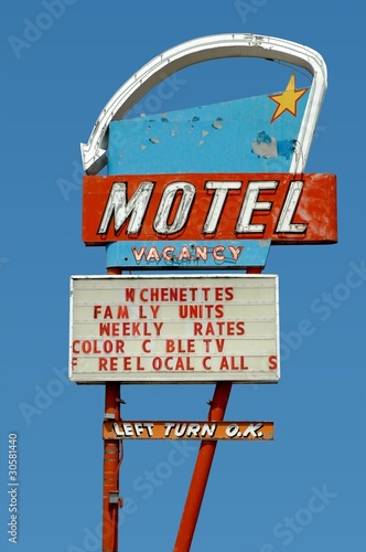Antique neon sign