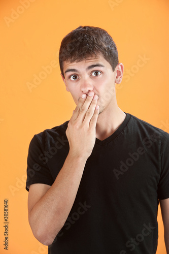 Fotografie Shocked Teen