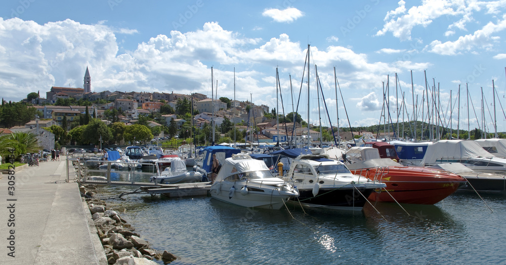 Croatia  Vrsar  Boats on the port