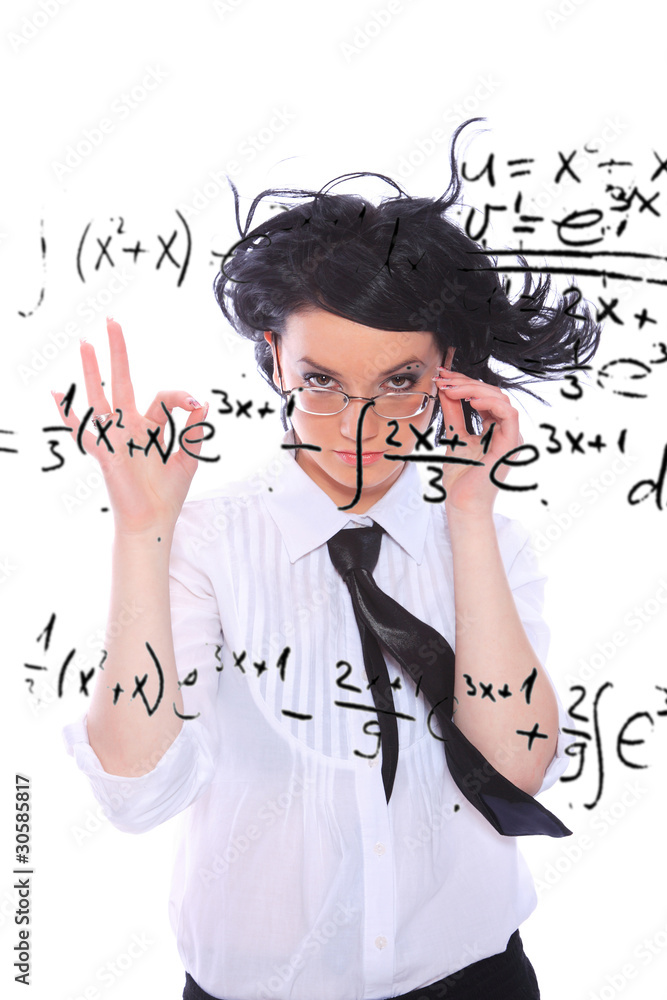 Fototapeta premium Math teacher