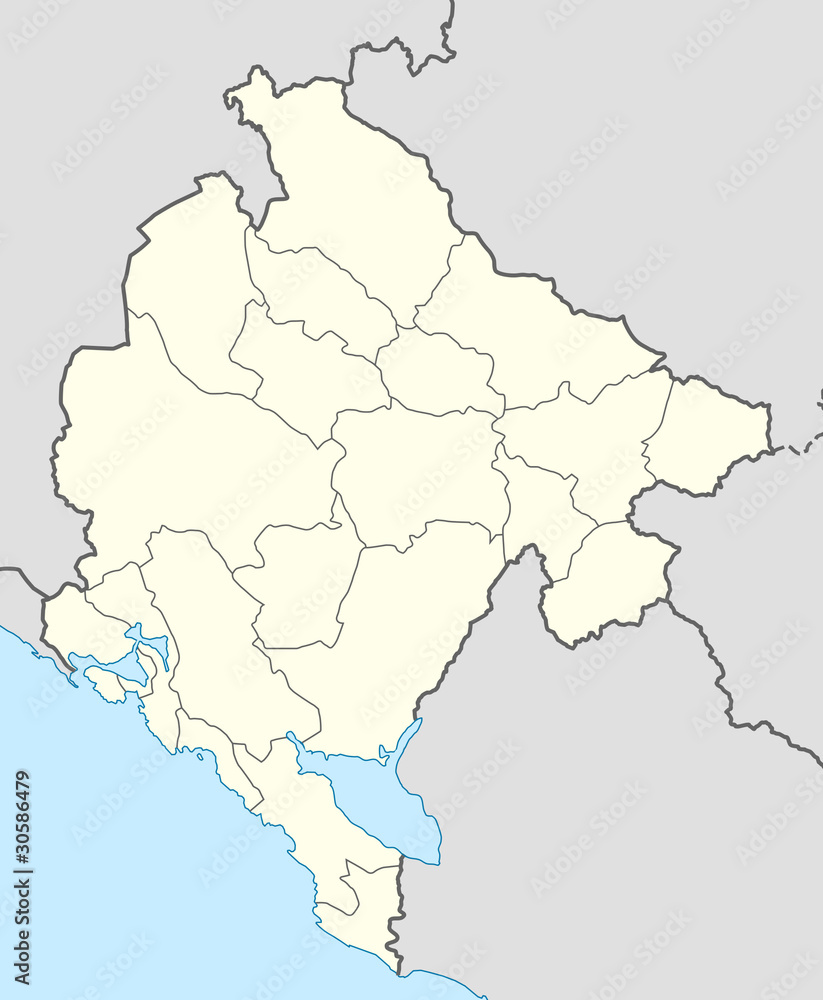 Montenegro map Montenegro map