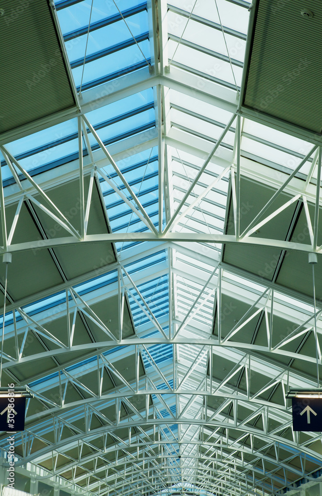 Glass skylight roof two arrows Glass skylight roof two arrows