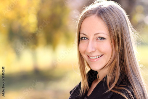 Beautiful young woman. Outdoor portrait