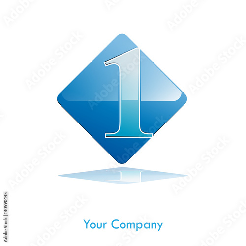 Logo water, number one # Vector
