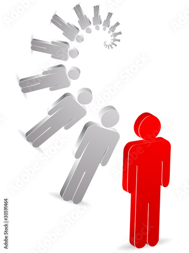 people arrangement
