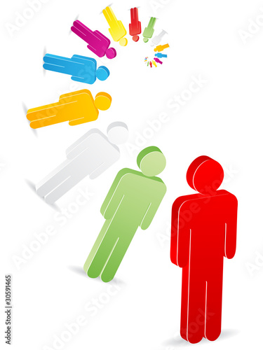 people arrangement